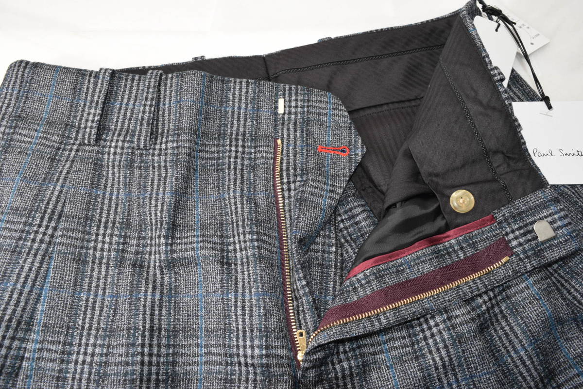 ☆新品未使用☆Paul Smith グレンチェック トラウザース スラックス☆L 