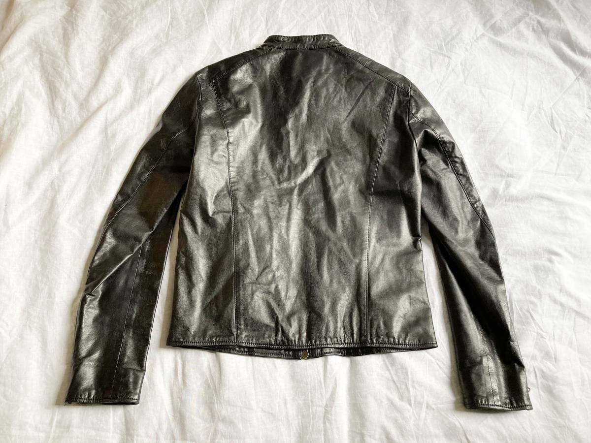 LOUNGE LIZARD ラウンジリザード カーフレザー シングルライダース 
