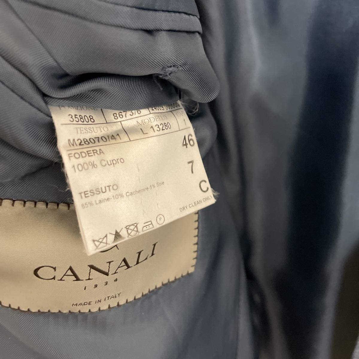 新品25万最高級CANALI Belvest ベルベスト イザイア サルトリオ 