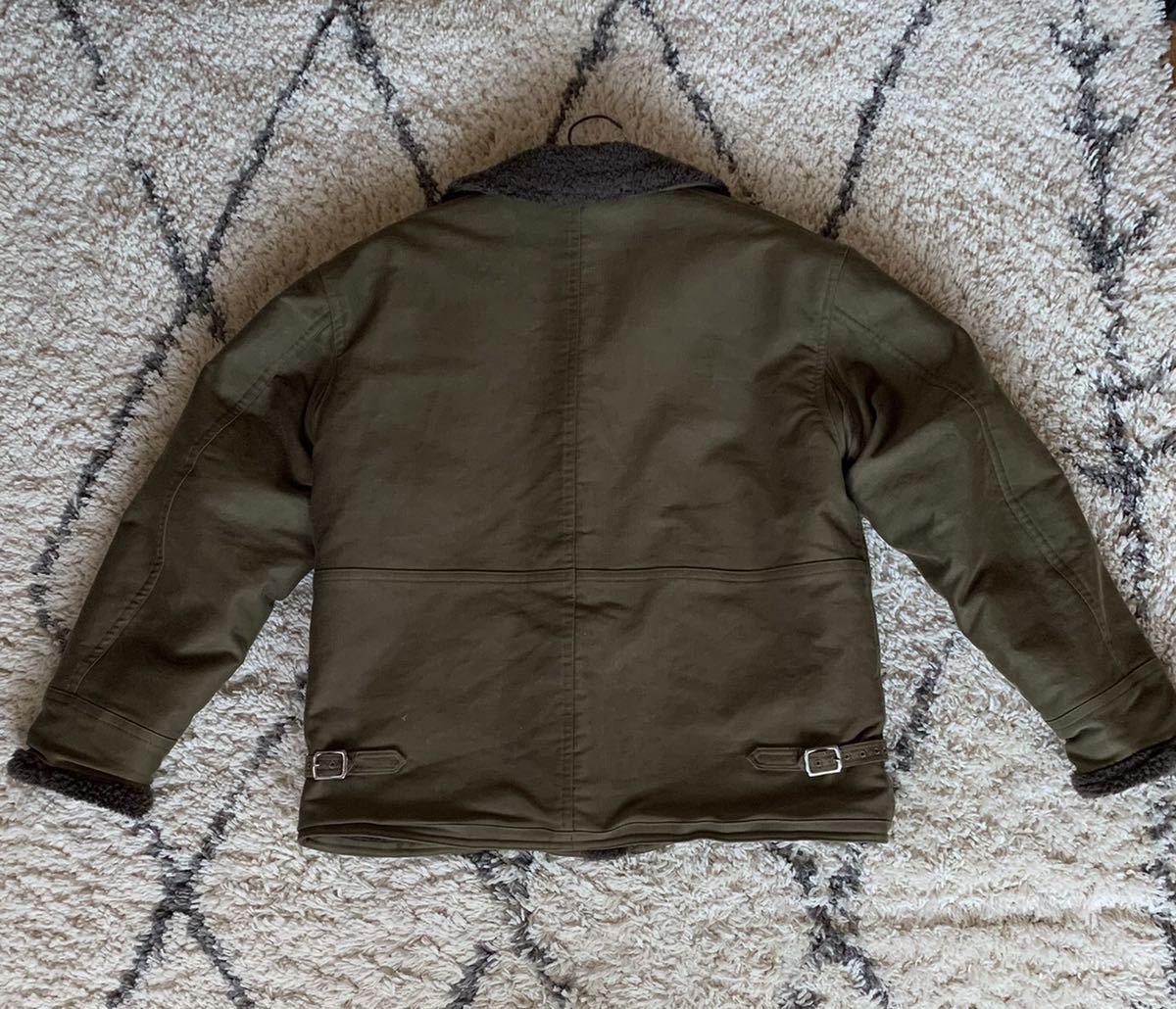 ジャケット・アウター ALPACA SHEARING AVIATOR JACKET OLD JOE - ALPACA SHEARING AVIATOR JACKET - GRAPHITE – PHAETON