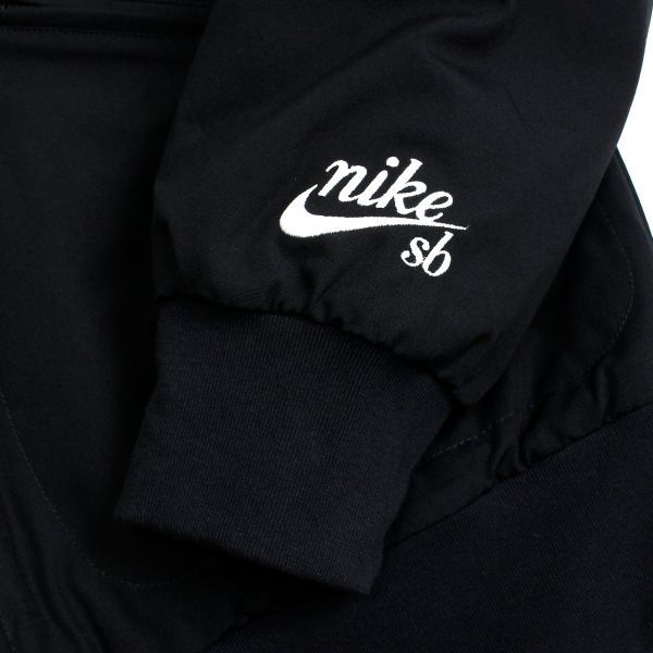 新品 秋冬 NIKE SB ナイキ 中綿 MA-1 ボンバージャケット M 黒 