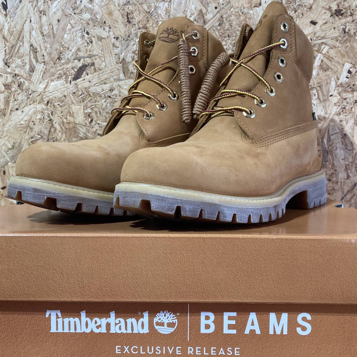 BEAMS 別注 Timberland GORE-TEX 6inch プレミアム レザー ブーツ US8 