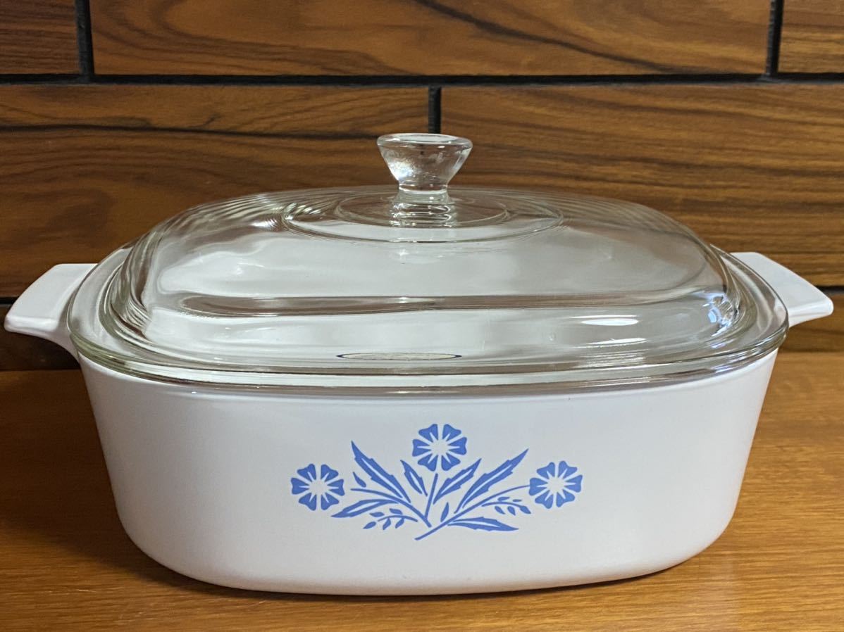 コーニング Corning キャセロール 鍋 コーンフラワー 超耐熱ガラス製 岩城硝子 ヴィンテージ キッチン 雑貨 北欧 カフェ 什器 Iwaki パイレックス 売買されたオークション情報 Yahooの商品情報をアーカイブ公開 オークファン Aucfan Com