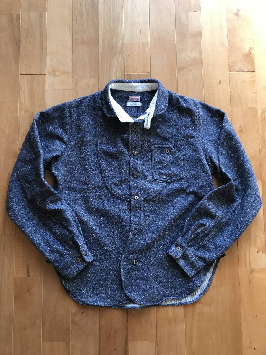 安い，大得価 BEAMS BOY ビームスボーイ 可愛いワークシャツ S相当 長袖 日本製 MADE IN JAPAN(長袖シャツ)｜売買されたオークション情報、yahooの商品情報をアーカイブ公開 - オークファン 女性用