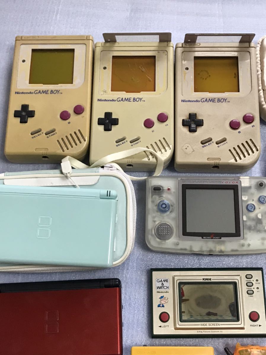 ゲームボーイtm ゲームボーイポケット ネオジオポケットカラー Ds Ds Lite Psp たまごっち等携帯ゲームまとめて動作未確認 ジャンク品 タイトル 売買されたオークション情報 Yahooの商品情報をアーカイブ公開 オークファン Aucfan Com