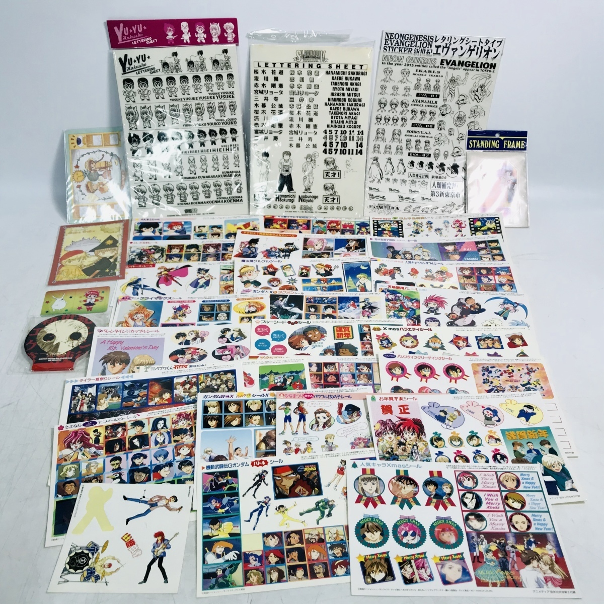 品 90年代アニメシール まとめセット エヴァ 幽遊白書 らんま1 2 魔法陣グルグル Vs騎士 新世紀エヴァンゲリオン 売買されたオークション情報 Yahooの商品情報をアーカイブ公開 オークファン Aucfan Com