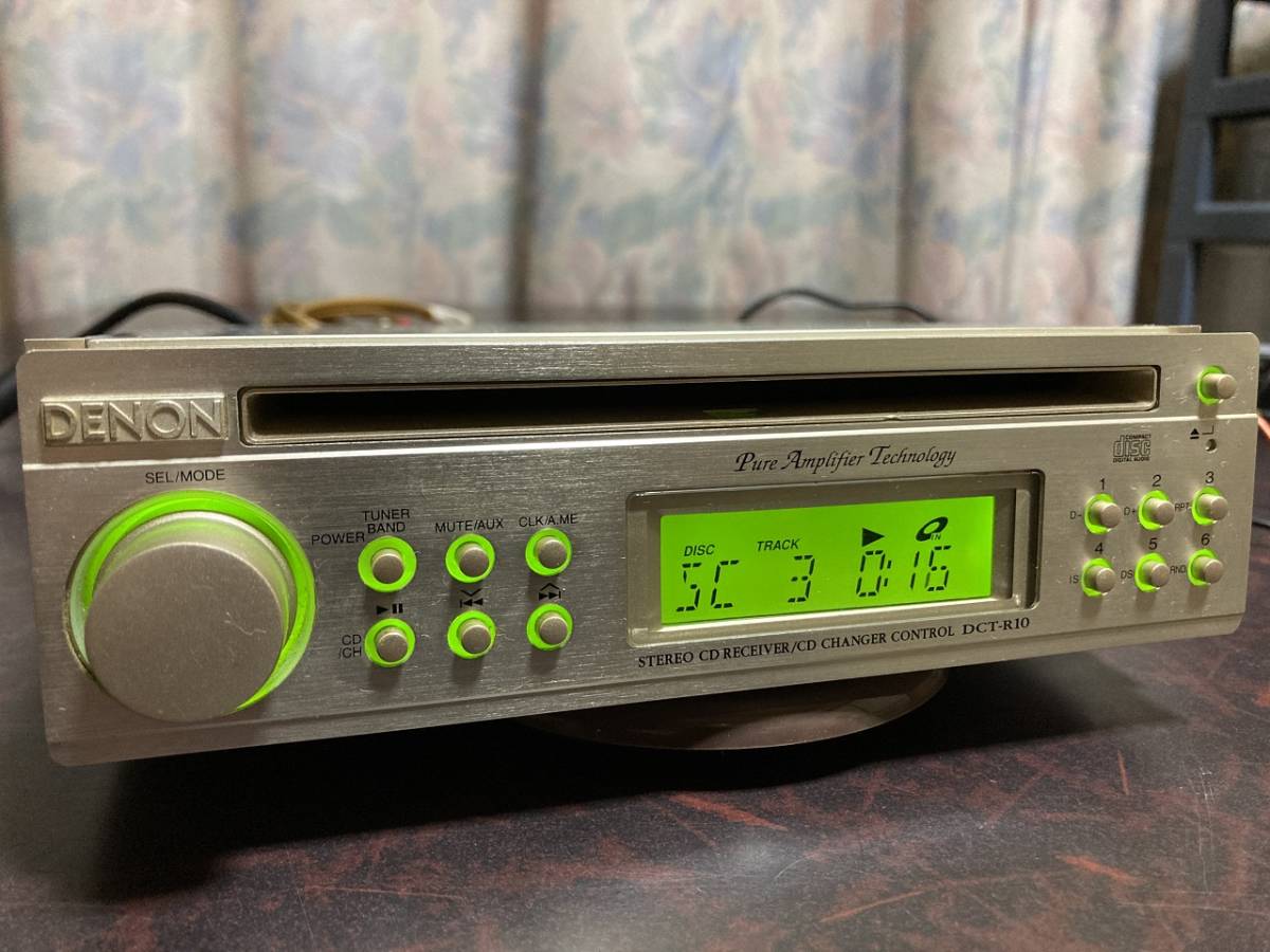 DENON デノン DCT-R10 CDプレイヤー （DENON DCT-R1 のパーツレビュー 