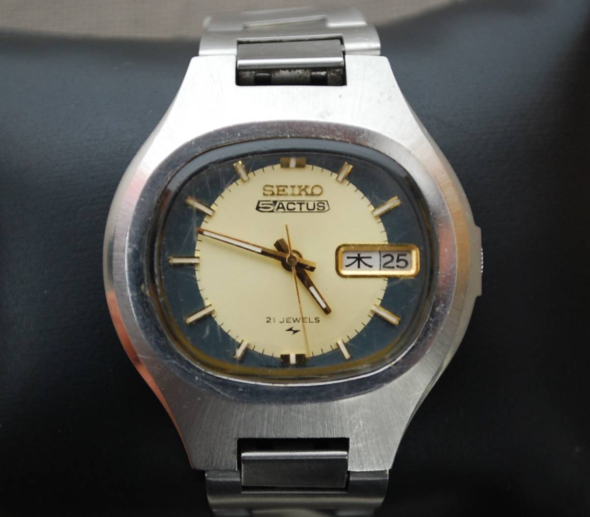 SEIKO セイコー 5 ACTUS 21石 自動巻 動作品／ 検索 アンティーク 