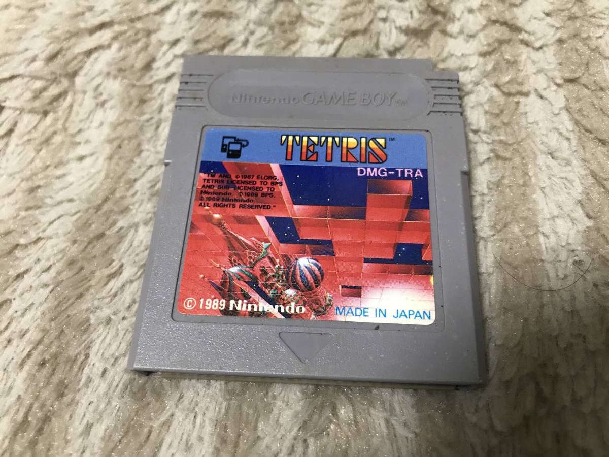 格安，100%新品 ゲームボーイ テトリス 初期版 音楽違い DMG-TRA 09(パズル、迷路)｜売買されたオークション情報、yahooの商品情報をアーカイブ公開 - オークファン タイトル