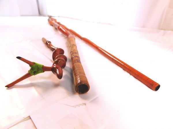 最安値，格安 395☆釣り 昭鮒作 和竿掛け 計3点☆ヘラブナ用?☆総重量