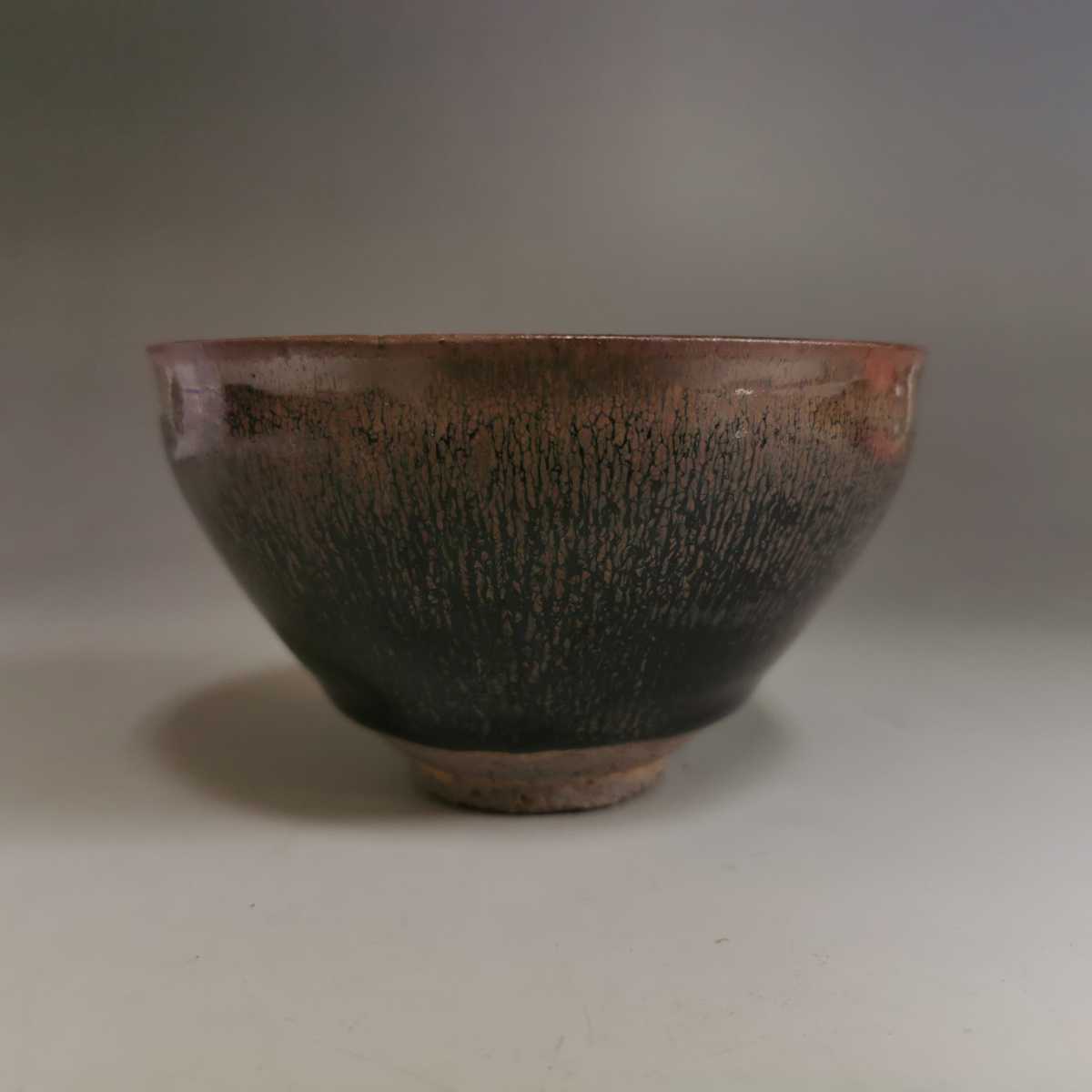 南宋 – 燦禾 SANKA 建窯禾目天目茶碗（兎毫盞） 油滴天目 宋代 建窯