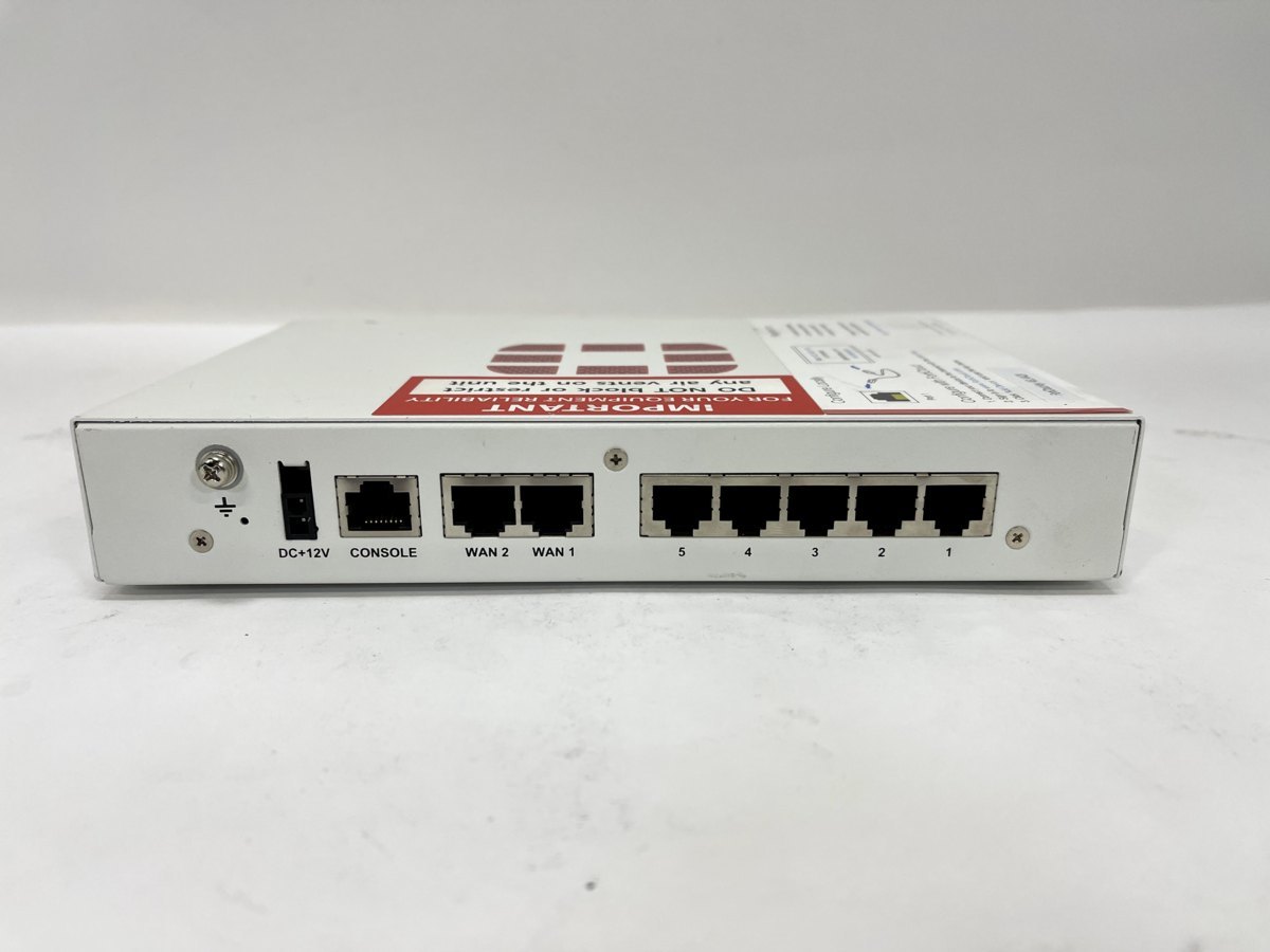 中古Fortinet Fortigate 50E 工場出荷初期化済み（503) ライセンス