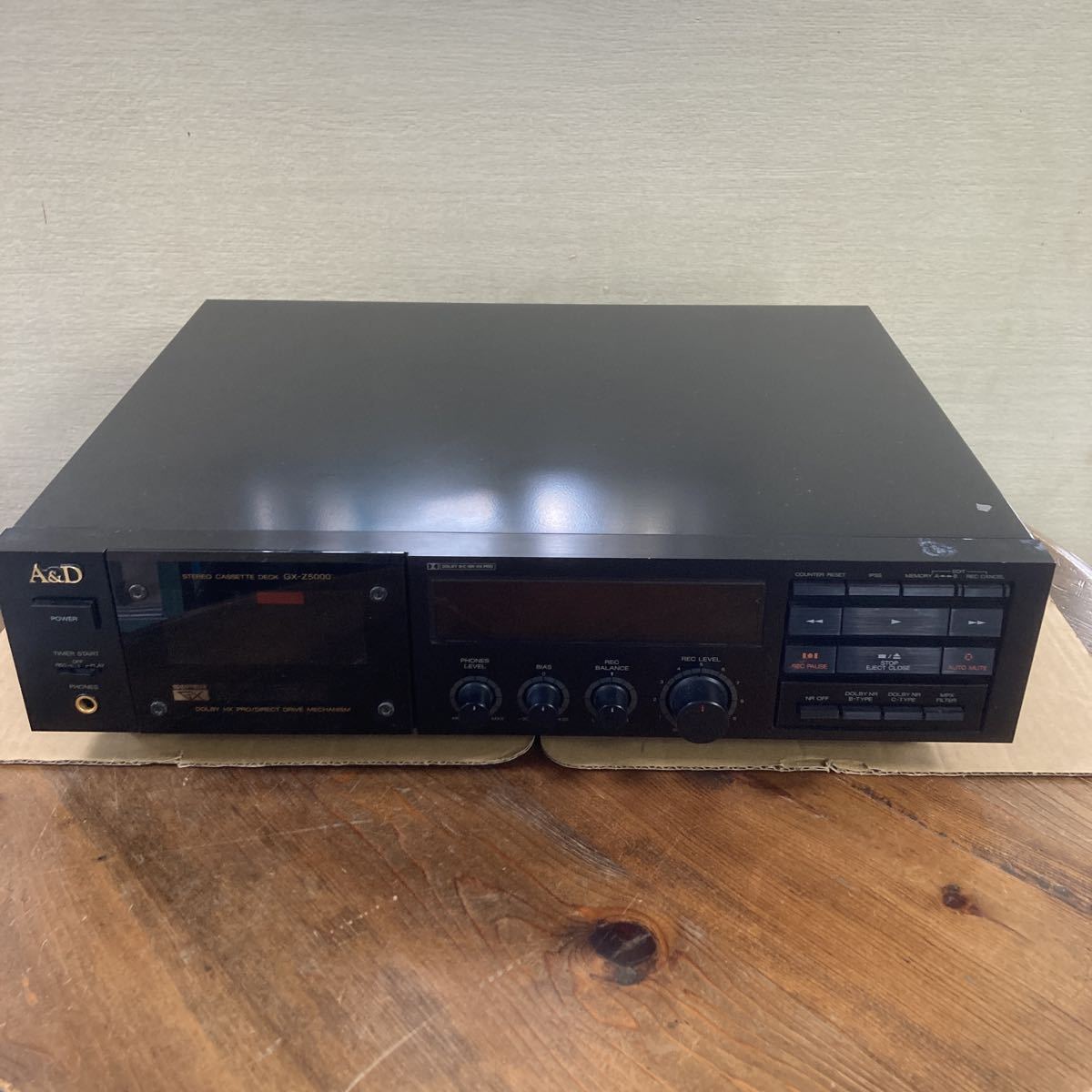 ジャンク品 A&D AKAI STEREO CASSETTE DECK GX-Z5000 ステレオ