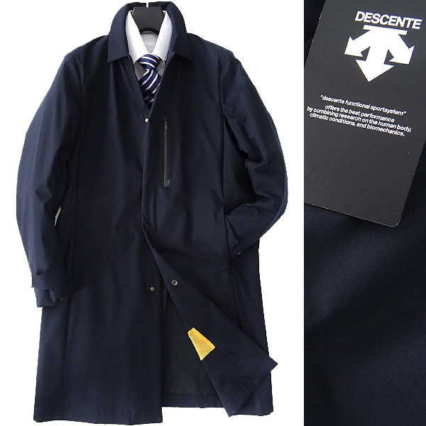 新品 DESCENTE デサント 撥水 ストレッチ ステンカラーコート L 新品 DESCENTE デサント 撥水 ストレッチ ステンカラーコート L