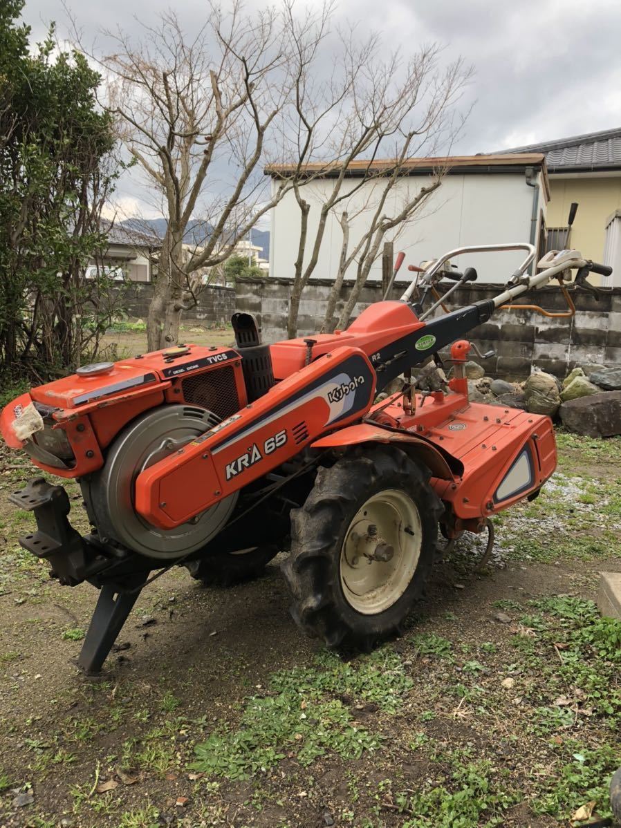 クボタ歩行型トラクターKRA-R2 中古完動品！格安出品 【公式通販】