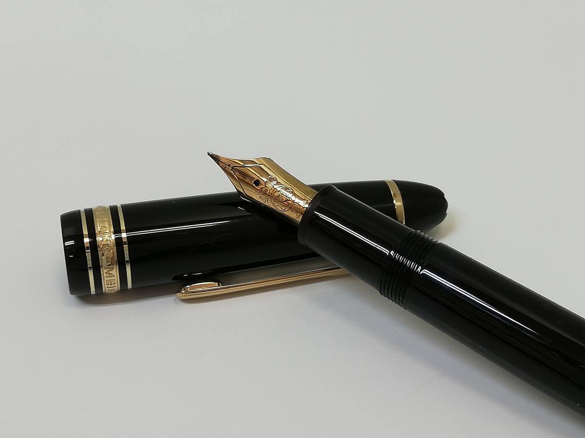 M] MONTBLANC モンブラン 万年筆 マイスターシュテック ペン先14K