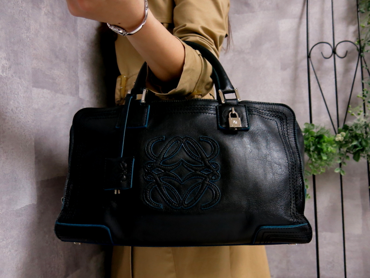 LOEWE 美品 黒スエードフード付きブルゾン（LOEWE - 美品 ロエベ 80 