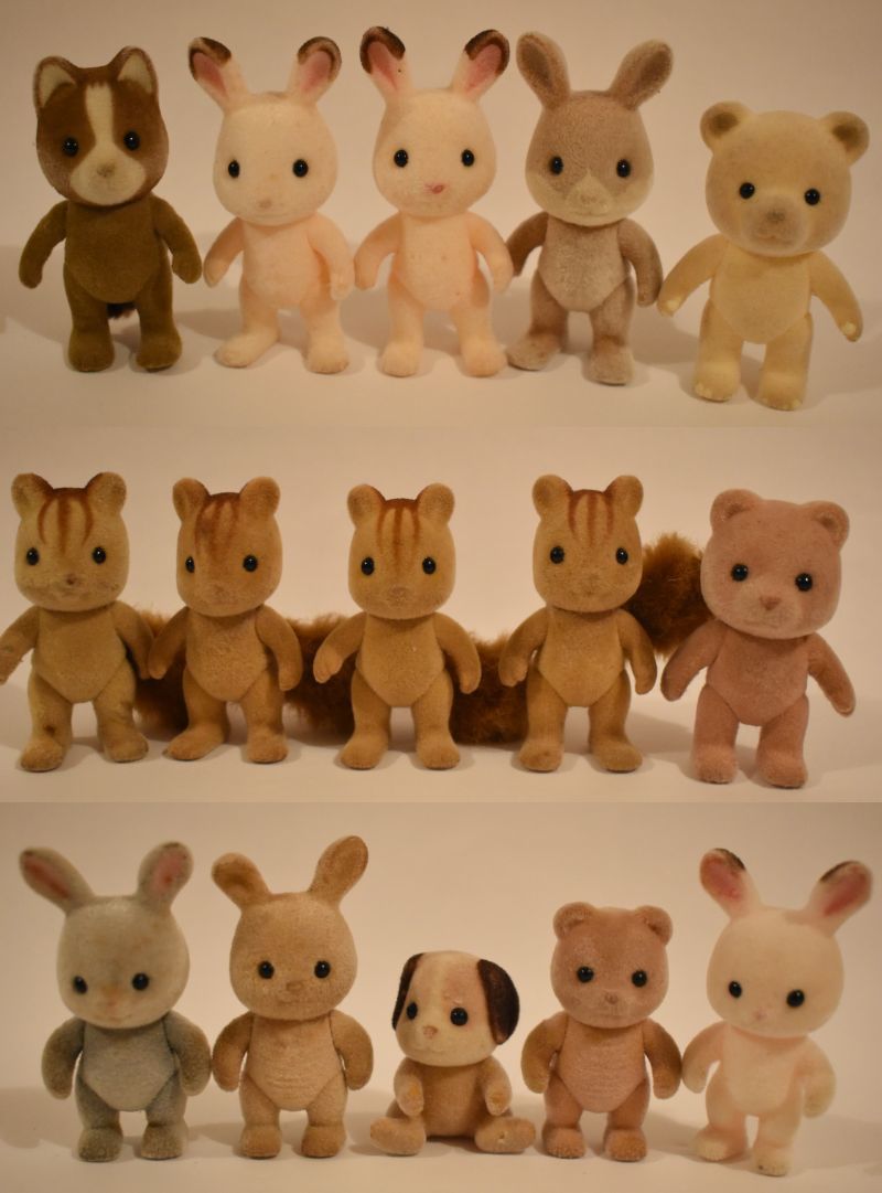 難あり ジャンク シルバニアファミリー マロンイヌ ウサギ シロクマ シマリス 男の子 女の子 赤ちゃん 15体セット Used シルバニアファミリー 売買されたオークション情報 Yahooの商品情報をアーカイブ公開 オークファン Aucfan Com
