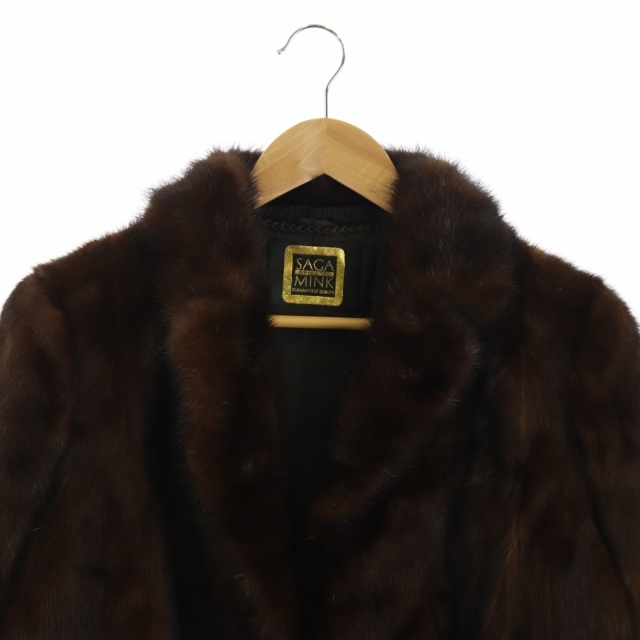 サガミンク SAGA MINK ファーコート ショートコート アウター フロント