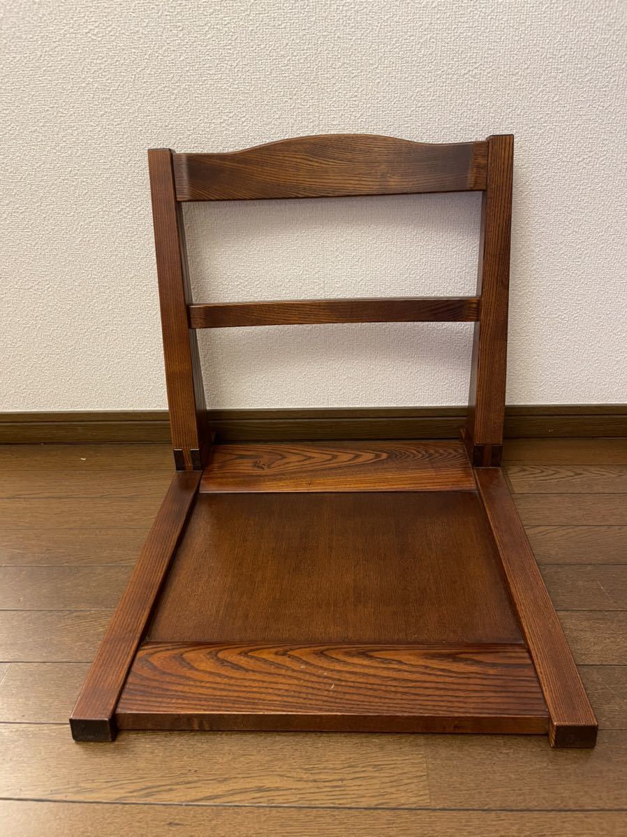 座椅子　天然木_2