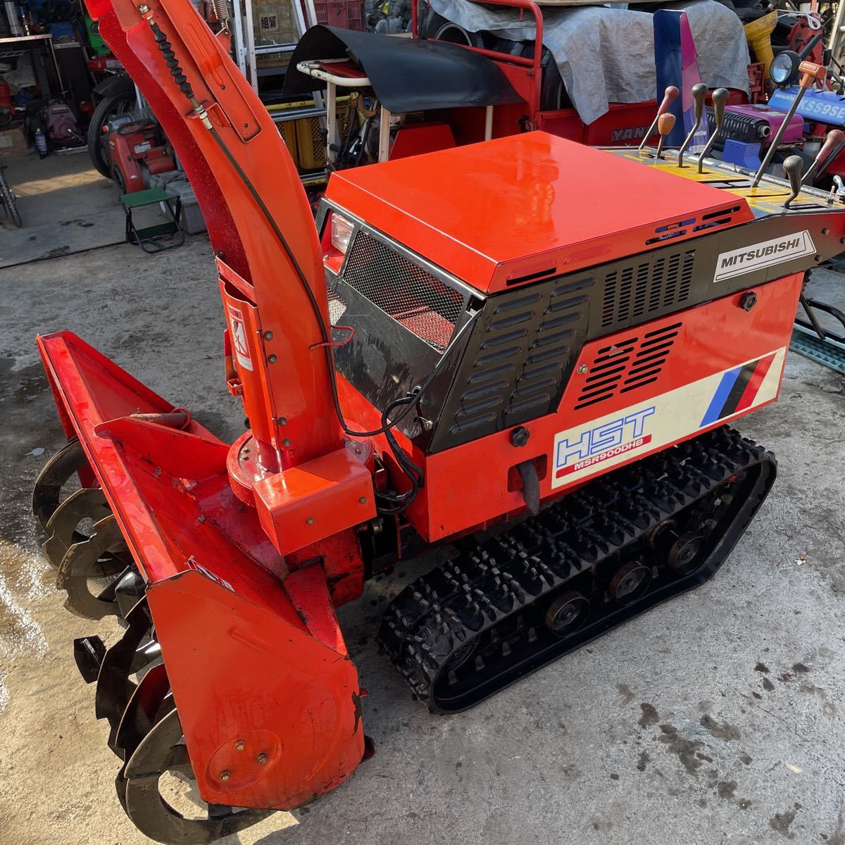 山形発☆目玉商品☆三菱 除雪機 MSR900DH HST ディーゼルエンジン 上下