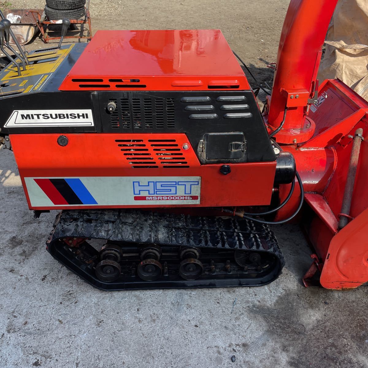 山形発☆目玉商品☆三菱 除雪機 MSR900DH HST ディーゼルエンジン 上下