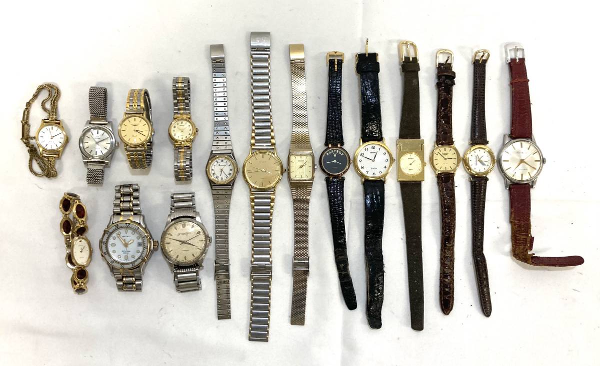 いろいろ腕時計 まとめ売り 16点セット SEIKO/OMEGA/LONGNES など 