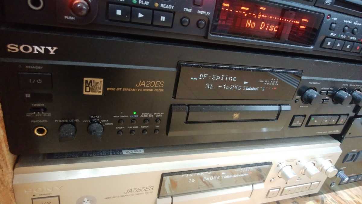 ジャンク・希少】SONY MDS-JE780 MDデッキ リモコン・取説付き