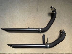 U-CP:ステンレススラッシュカットマフラー エリミネーター250V用