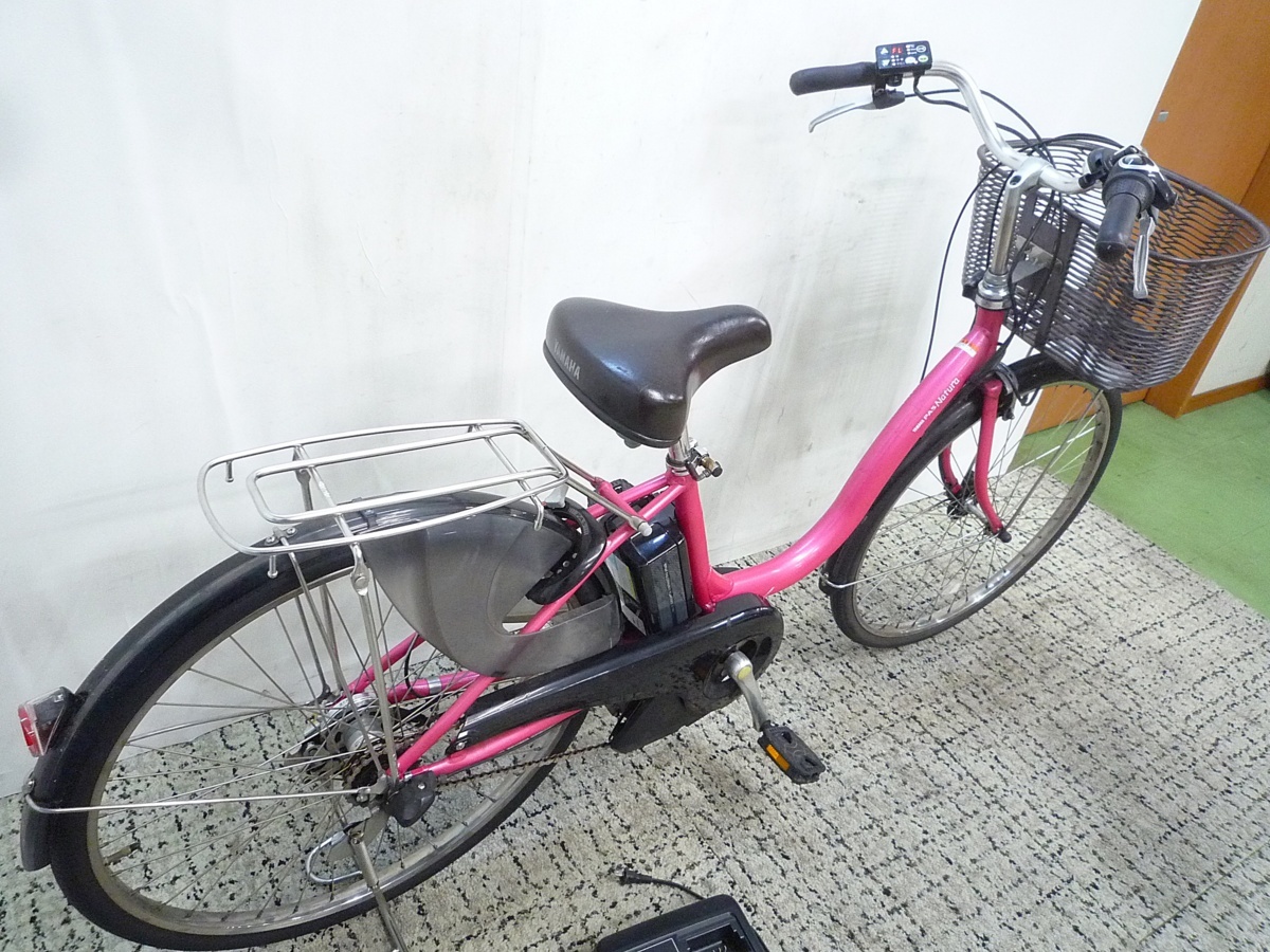 電動自転車 中古 ヤマハ パス ナチュラL 26インチ 新基準 2013年 大容量8.7Ahバッテリー 充電器付 S.P.E.C.3 ほっとライトシステム YAMAHA_3