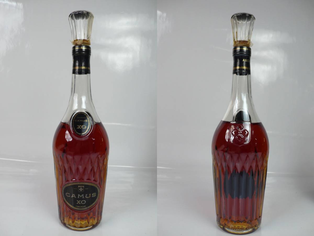【古酒】CAMUS XO/REMY MARTIN VSOP/COURVOISIER VSOP 全て開栓済 3本まとめ 漏れ有り 長期保管品 中古品 完全JUNK品！ 一切返品不可で！ Cognac XO | VSOP, XO, Caviar