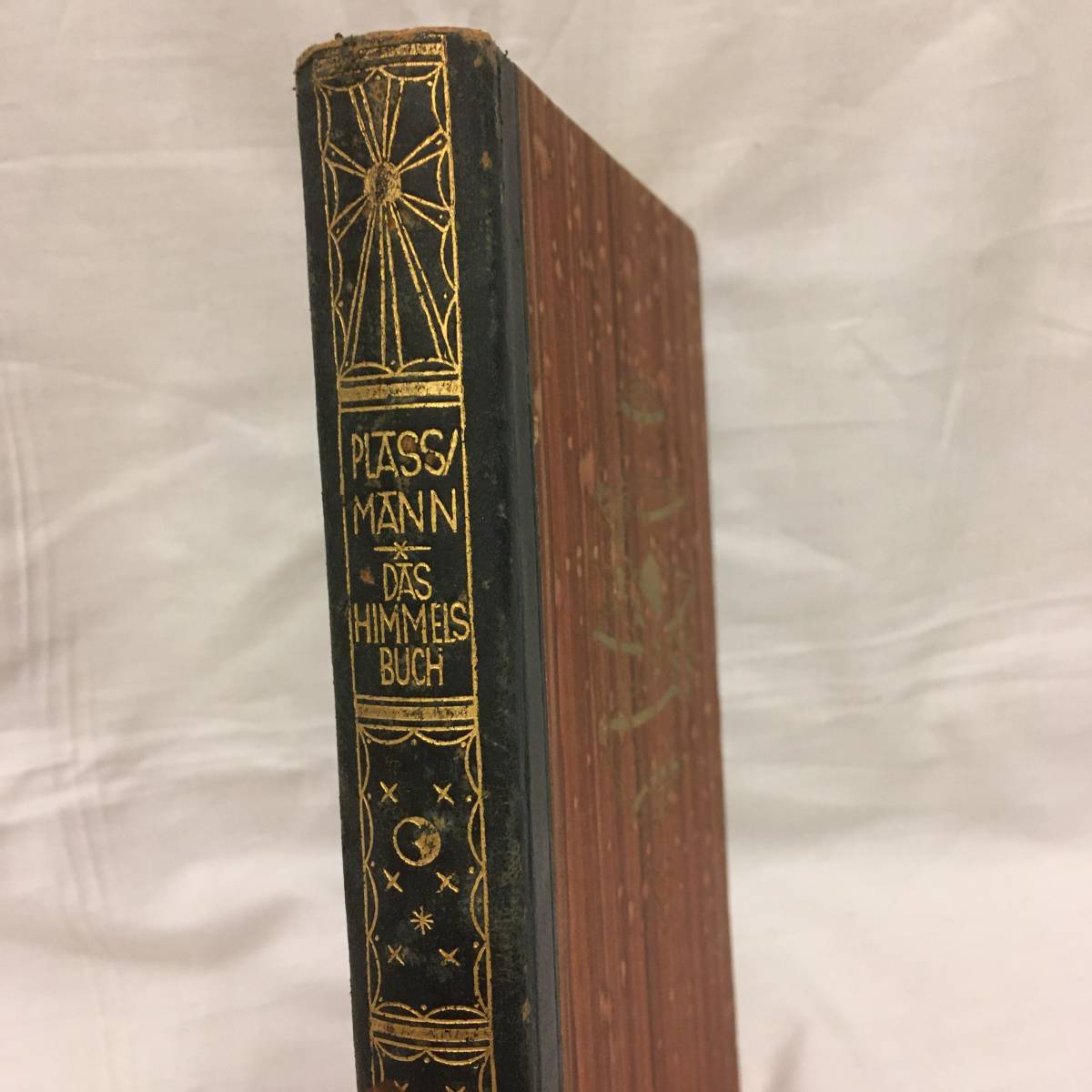 Y-18: 洋書　古書　1925年ドイツ発行　天文学書　星　宇宙　月　天文学　星座　図鑑　アンティークブック　本　専門書