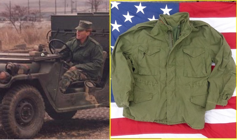 米軍実物 1981” M65 フィールドジャケット OD M-S F160x(戦闘服