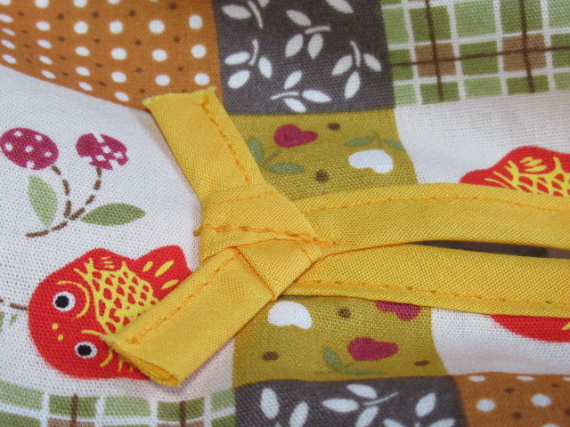 ちょきんぎょ　ティッシュBOXカバー　掛けベルト付　ＪＡバンク　金魚　チョキンギョ　箱ティッシュカバー　ボックス　日本製_6