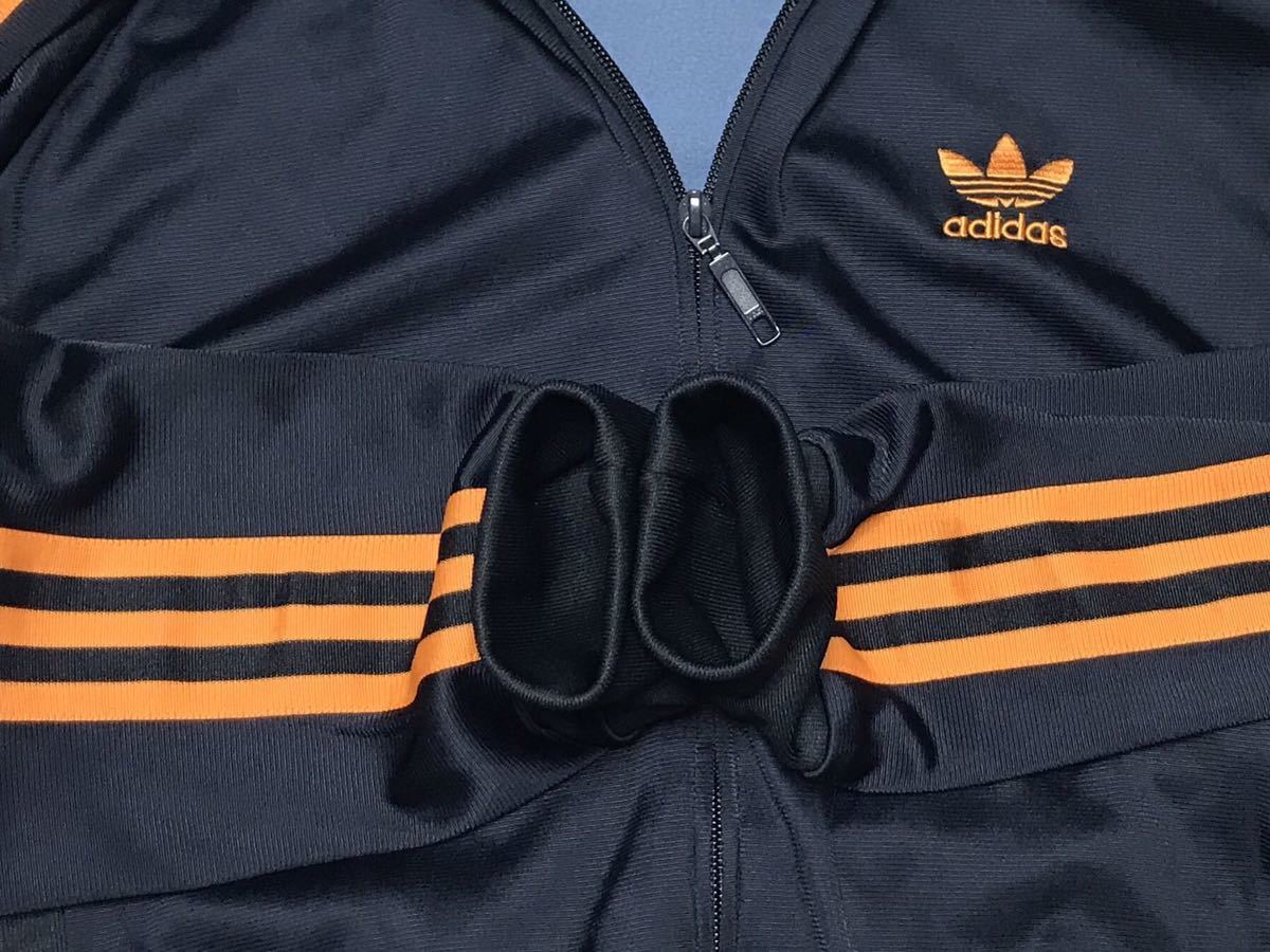 adidas 復刻ATP 濃紺×オレンジ 黒 ブラック ダークネイビー トラック 
