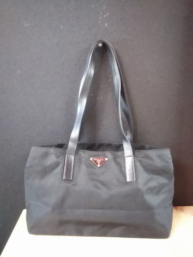 PRADA ナイロン×レザー ミニトートバッグ BR0411 PRADA(プラダ 