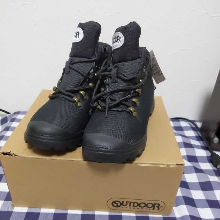 アウトドア　OUTDOOR　黒　ブーツ風　23センチ　新品　6050円　トレッキングシューズ _1