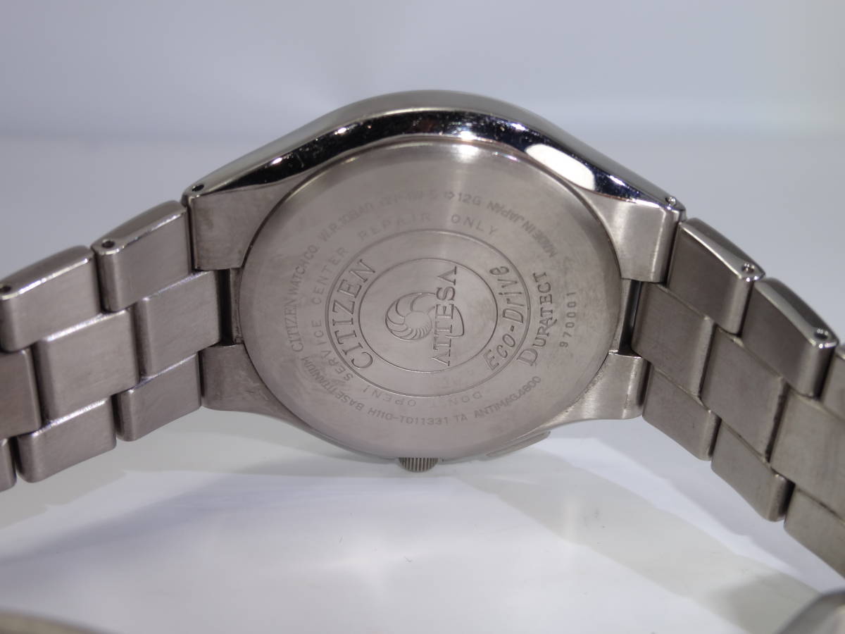 シチズン CITIZEN アテッサ H110-T011331 電波ソーラー - 稼働 H110 