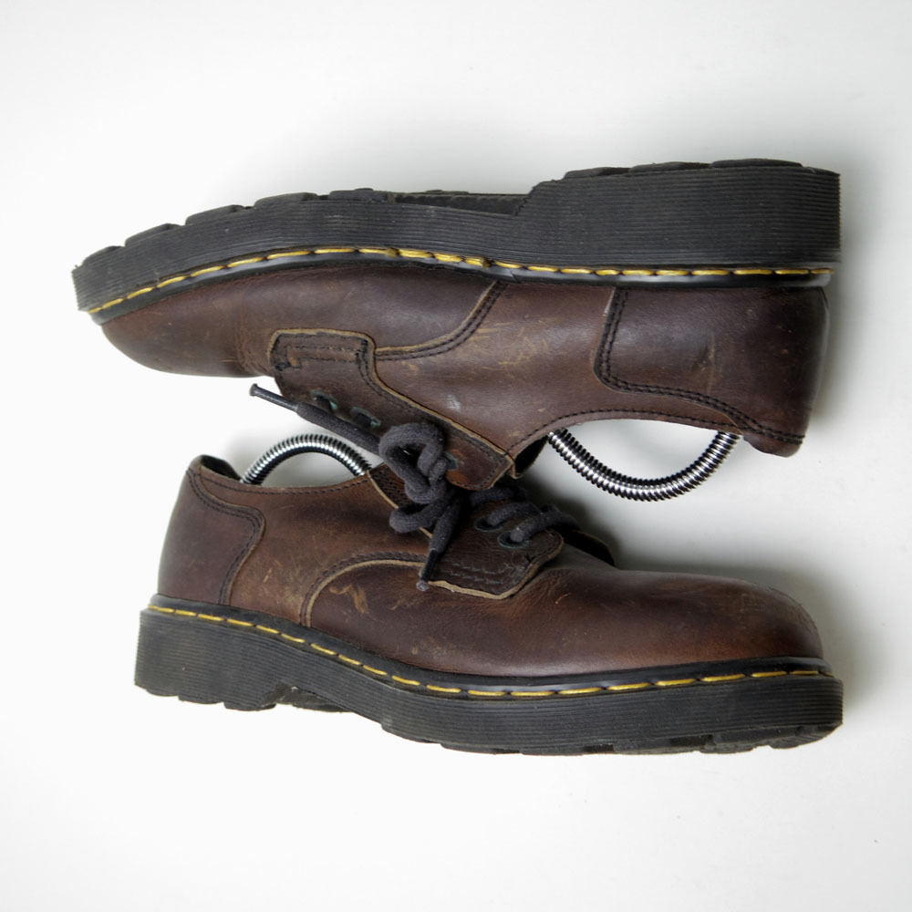 英国製ヴィンテージ UK10 Dr.Martens ドクターマーチン 4ホール レザー