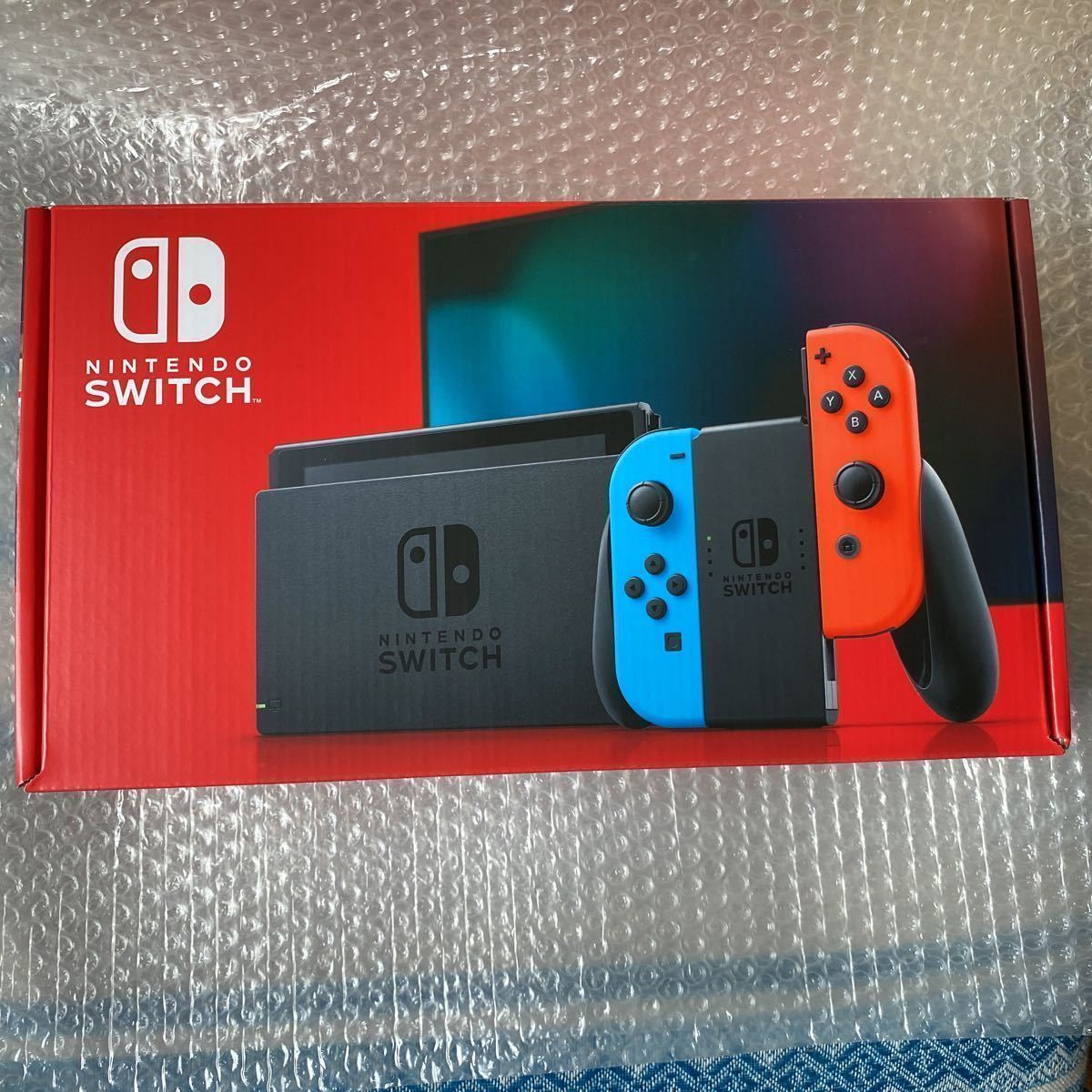 【新品未使用】Nintendo Switch ニンテンドースイッチ本体 ネオンブルー ネオンレッド(2020.6月購入品)