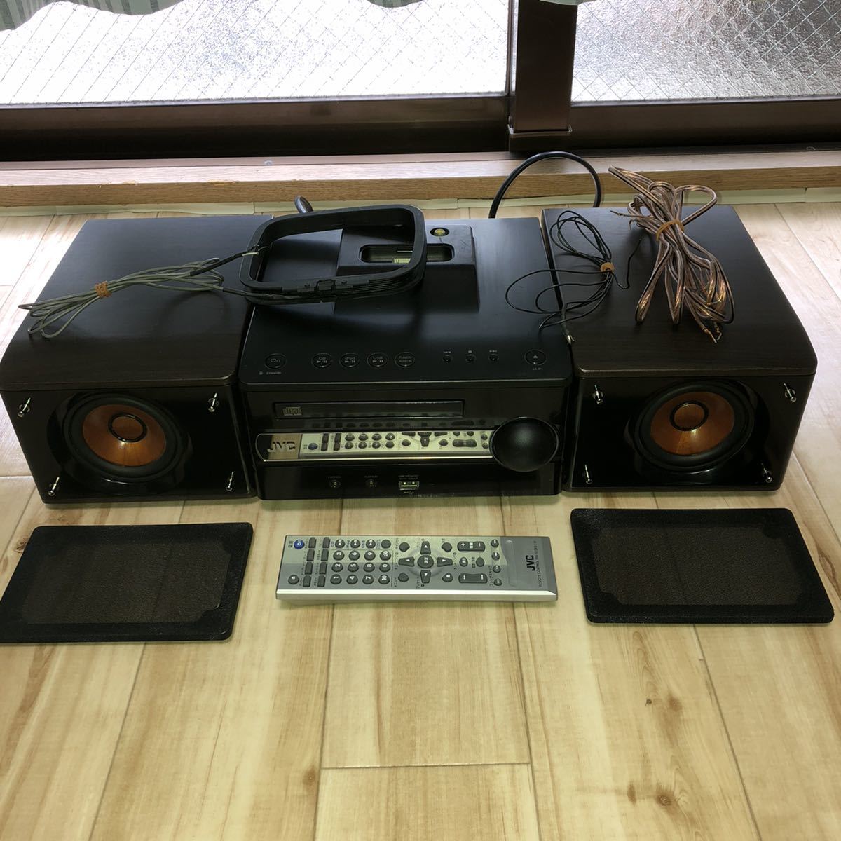 JVC Victor CA-EXS1-B コンポ ウッドコーン 【公式通販】