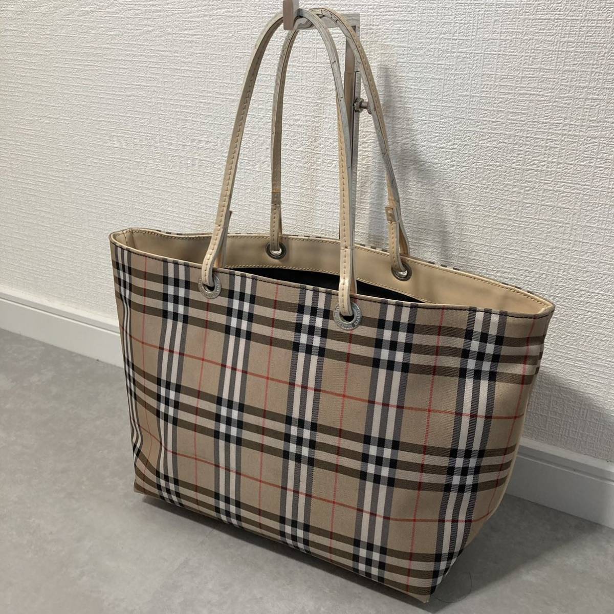 ミニトート】BURBERRY バーバリー ノバチェック トートバッグ 