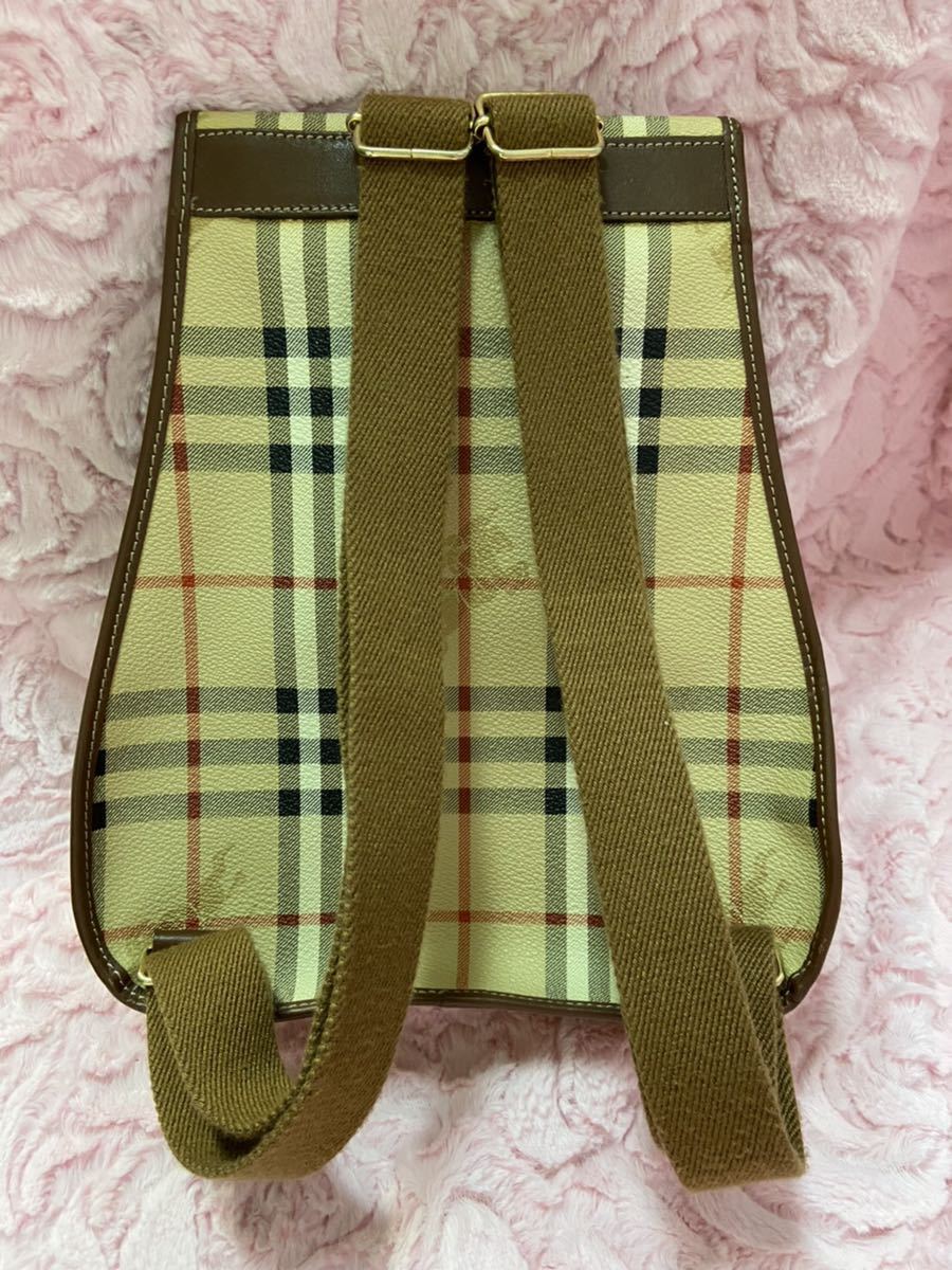 超希少Burberrys ノバチェック シャドーホースリュックレザー