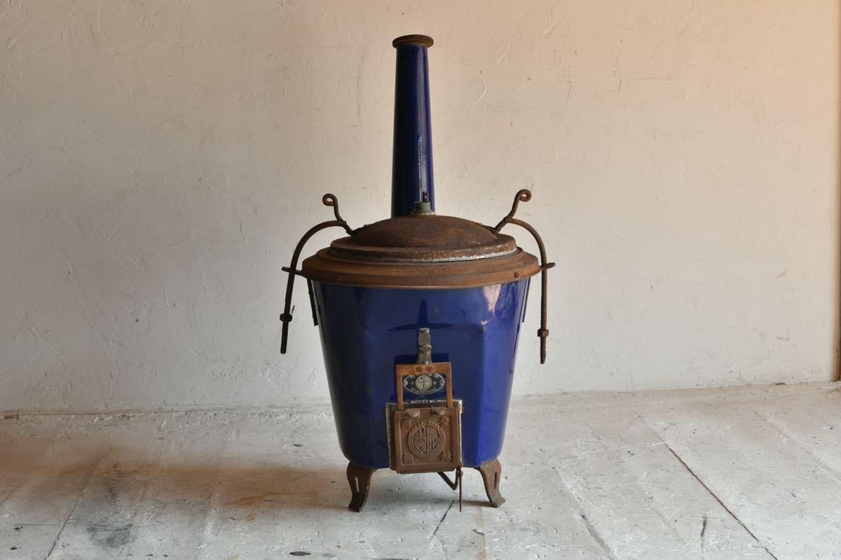 骨董品】琺瑯ストーブ 石炭 薪 アンティーク 日本特殊器具製作所 栄養