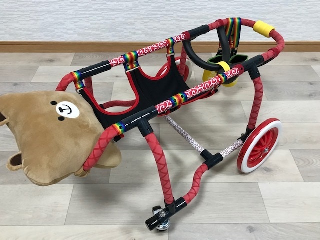 犬用車椅子、柴犬用4輪車、犬の車椅子 テレビで紹介されました犬の
