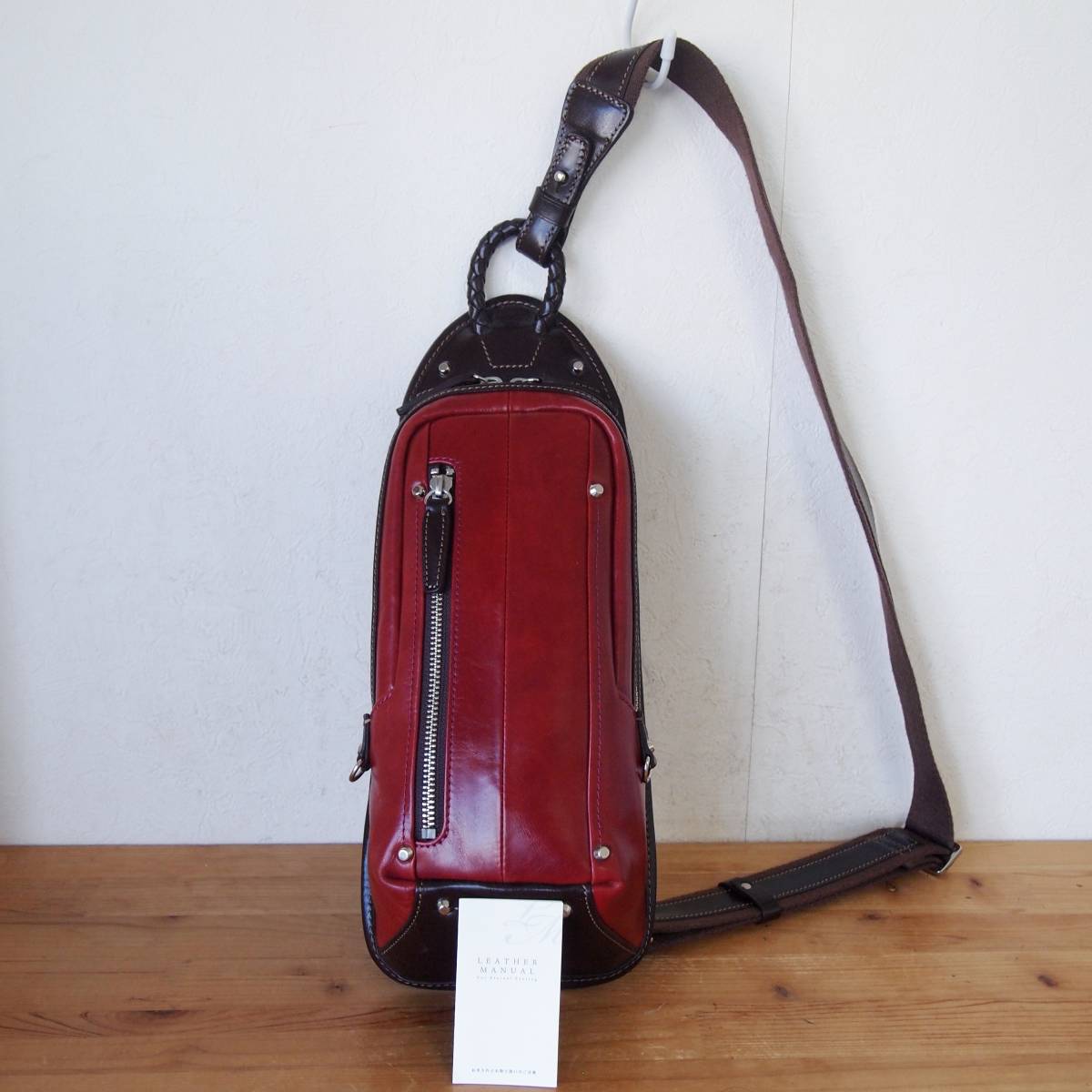 美品*Kiefer neu/キーファーノイ*CIAOチャオ*オイルレザー*ボディ 