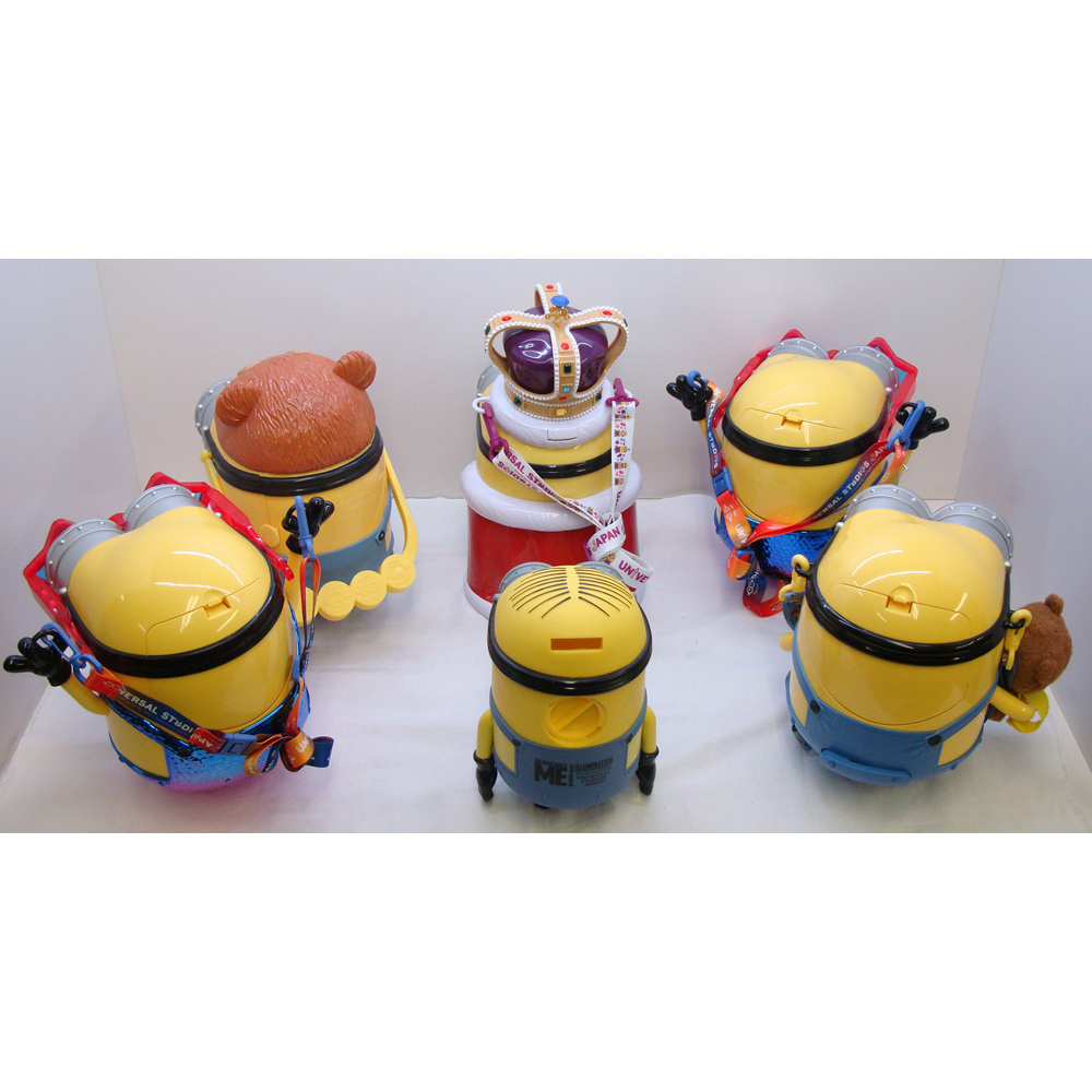 ジャンク Usj ミニオン ポップコーンバケツ 5体 貯金箱 1体 まとめセット 140サイズ 橿原店 H キャラクタードール 売買されたオークション情報 Yahooの商品情報をアーカイブ公開 オークファン Aucfan Com