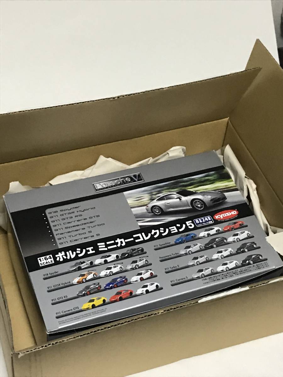京商 1/64 ポルシェ ミニカーコレクション 5 1箱＋5台 未開封 京商