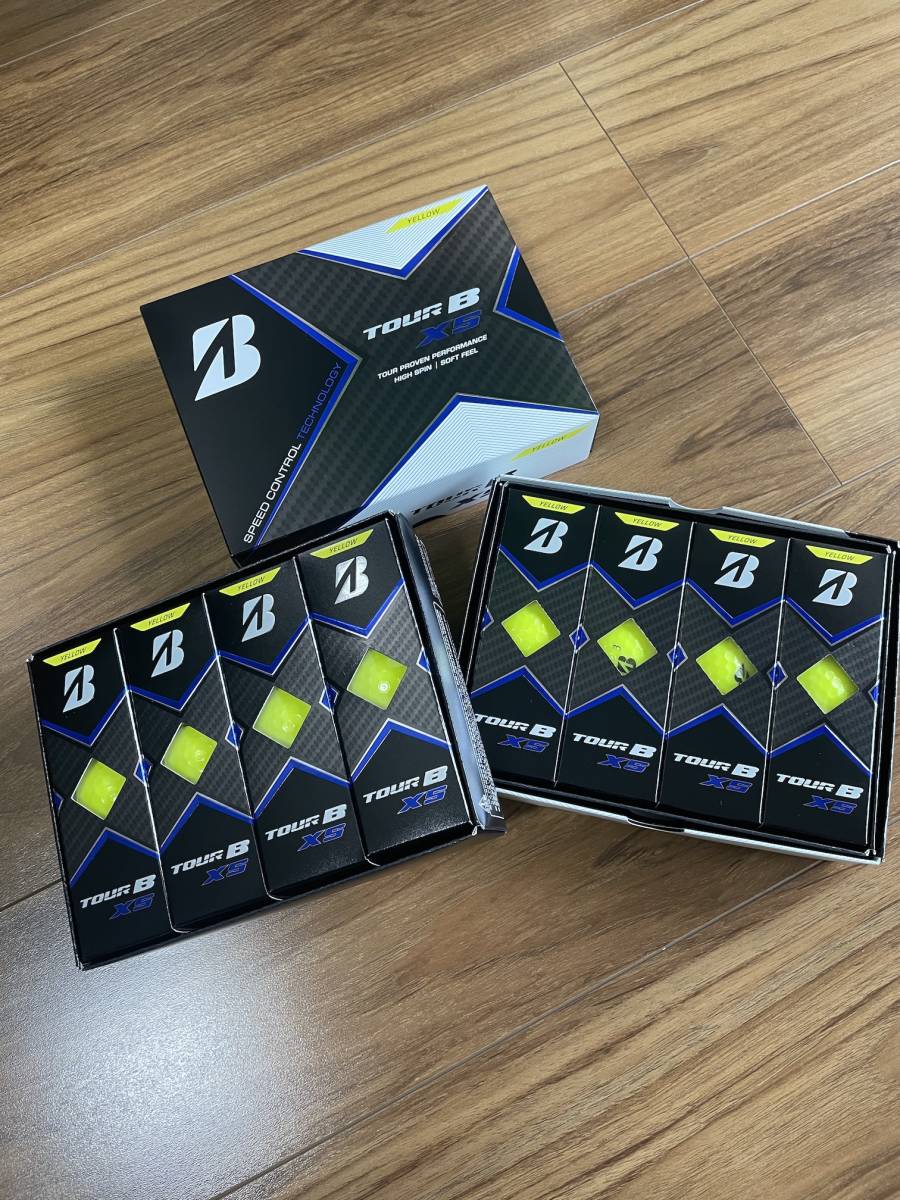 BRIDGESTONE TOUR B キャディバッグ/ヘッドカバーセット ☆ブリヂストンNEWツアーB-XS[新品]☆2ダース イエロー 日本正規