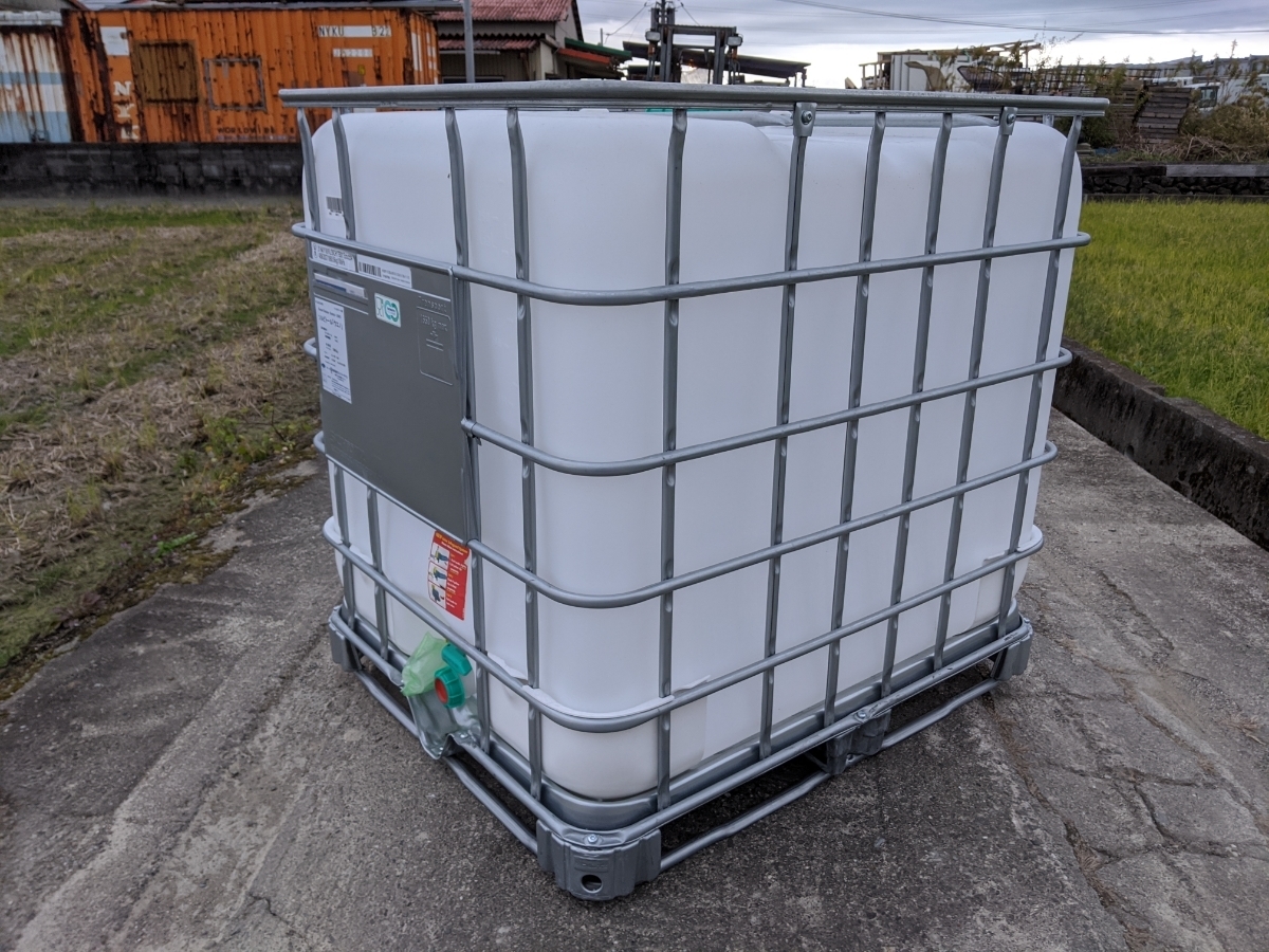 1000L 貯水タンク 中古 タンク 農キング シュッツ : – ローリータンク 